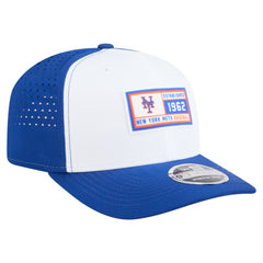 New York Mets Established Patch 9SEVENTY Adjustable Hat White/Royal