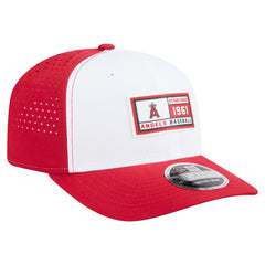 Los Angeles Angels Established Patch 9SEVENTY Adjustable Hat White/Red