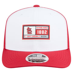 St. Louis Cardinals Established Patch 9SEVENTY Adjustable Hat White/Red