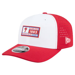 Philadelphia Phillies Established Patch 9SEVENTY Adjustable Hat White/Red