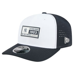 New York Yankees Established Patch 9SEVENTY Adjustable Hat White/Navy