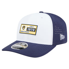 Milwaukee Brewers Established Patch 9SEVENTY Adjustable Hat White/Navy