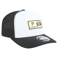 Pittsburgh Pirates Established Patch 9SEVENTY Adjustable Hat White/Black