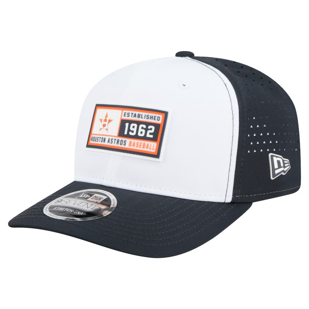 Houston Astros Established Patch 9SEVENTY Adjustable Hat White/Navy