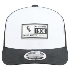 Chicago White Sox Established Patch 9SEVENTY Adjustable Hat White/Black