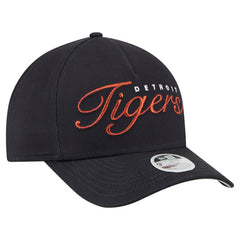 Detroit Tigers Women's Metallic A-Frame 9FORTY Adjustable Hat Navy