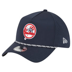 New York Yankees 39THIRTY A-Frame Perforated Flex Hat Navy