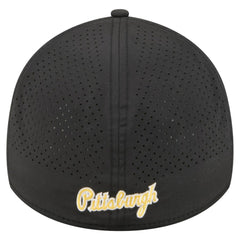 Pittsburgh Pirates 39THIRTY A-Frame Perforated Flex Hat Black