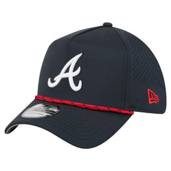 Atlanta Braves 39THIRTY A-Frame Perforated Flex Hat Navy