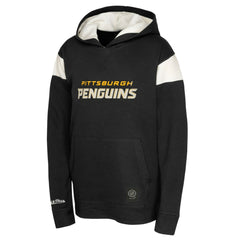 Pittsburgh Penguins Youth Thermal Lightweight Pullover Hoodie - Black Hoodies