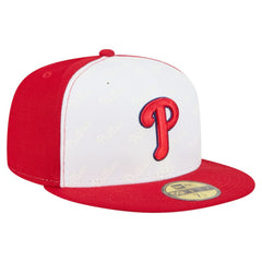 Philadelphia Phillies Repeat 59FIFTY Fitted Hat White/Red