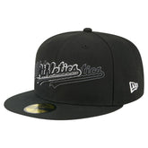 Athletics Tri-Hit 59FIFTY Fitted Hat Black