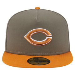 Cincinnati Reds Two-Tone Color Pack A-Frame 59FIFTY Fitted Hat Olive/Orange
