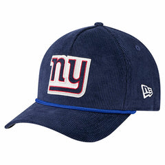 New York Giants New Era Cord Corduroy 9FORTY A-Frame Adjustable Hat - Royal sale
