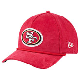 San Francisco 49ers New Era Cord Corduroy 9FORTY A-Frame Adjustable Hat - Scarlet cheap