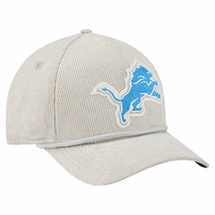 Detroit Lions New Era Cord Corduroy 9FORTY A-Frame Adjustable Hat - Silver sale