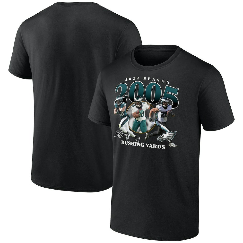 Saquon Barkley Philadelphia Eagles 2000 Yards T-Shirt - Black cheap