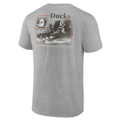 Anaheim Ducks Glory Skates T-Shirt - Heather Gray T-shirts