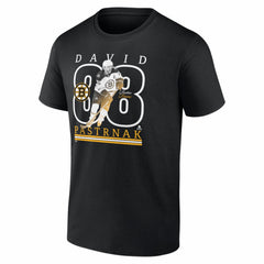 David Pastrnak Boston Bruins Player Show T-Shirt - Black T-shirts