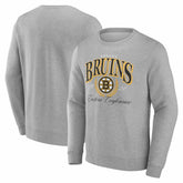 Boston Bruins Reign Supreme Pullover Sweatshirt - Gray Sweatshirts