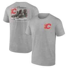 Calgary Flames Glory Skates T-Shirt - Heather Gray T-shirts