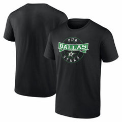 Dallas Stars Honor Circle T-Shirt - Black T-shirts