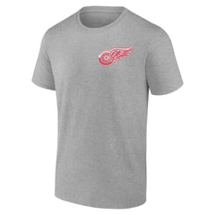 Detroit Red Wings Glory Skates T-Shirt - Heather Gray T-shirts