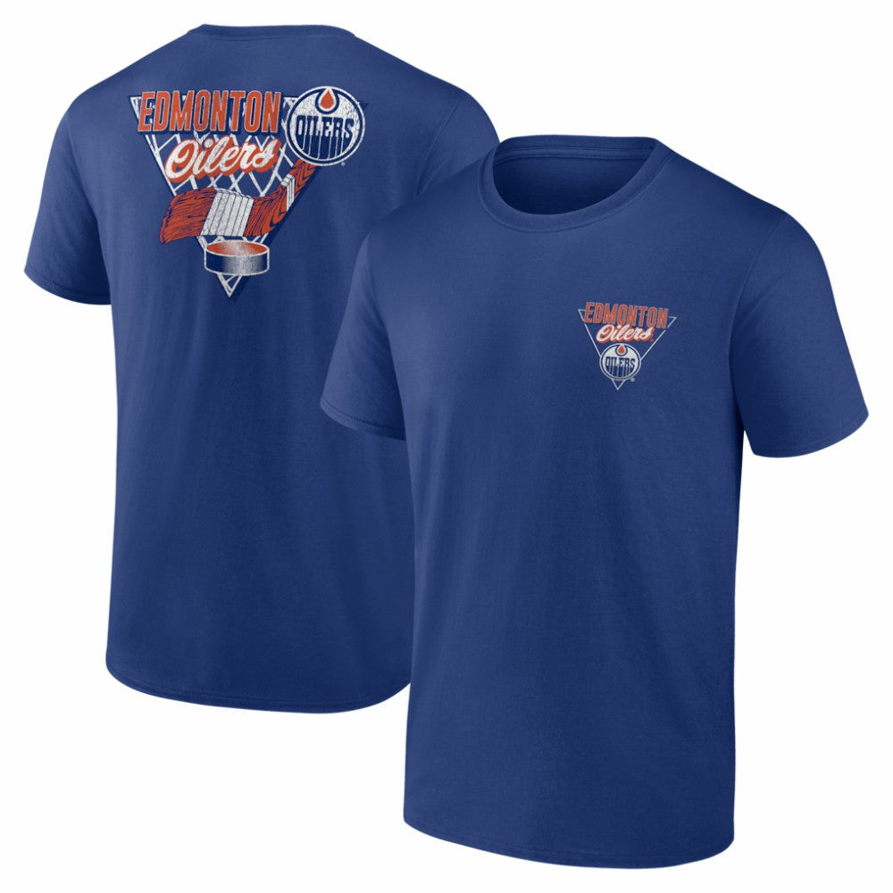 Edmonton Oilers Net Slap T-Shirt - Royal T-shirts