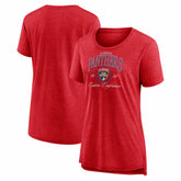 Florida Panthers Women's Reign Supreme Tri-Blend T-Shirt - Red T-shirts
