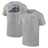 Nashville Predators Glory Skates T-Shirt - Heather Gray T-shirts