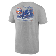 New York Islanders Glory Skates T-Shirt - Heather Gray T-shirts