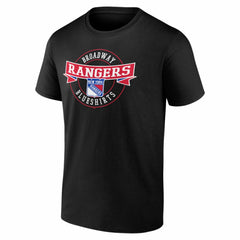 New York Rangers Honor Circle T-Shirt - Black T-shirts