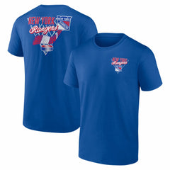 New York Rangers Net Slap T-Shirt - Blue T-shirts