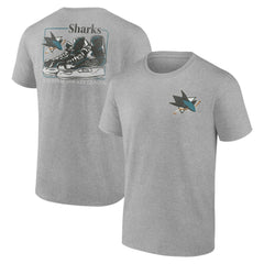 San Jose Sharks Glory Skates T-Shirt - Heather Gray T-shirts