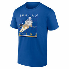 Jordan Kyrou St. Louis Blues Player Show T-Shirt - Blue T-shirts