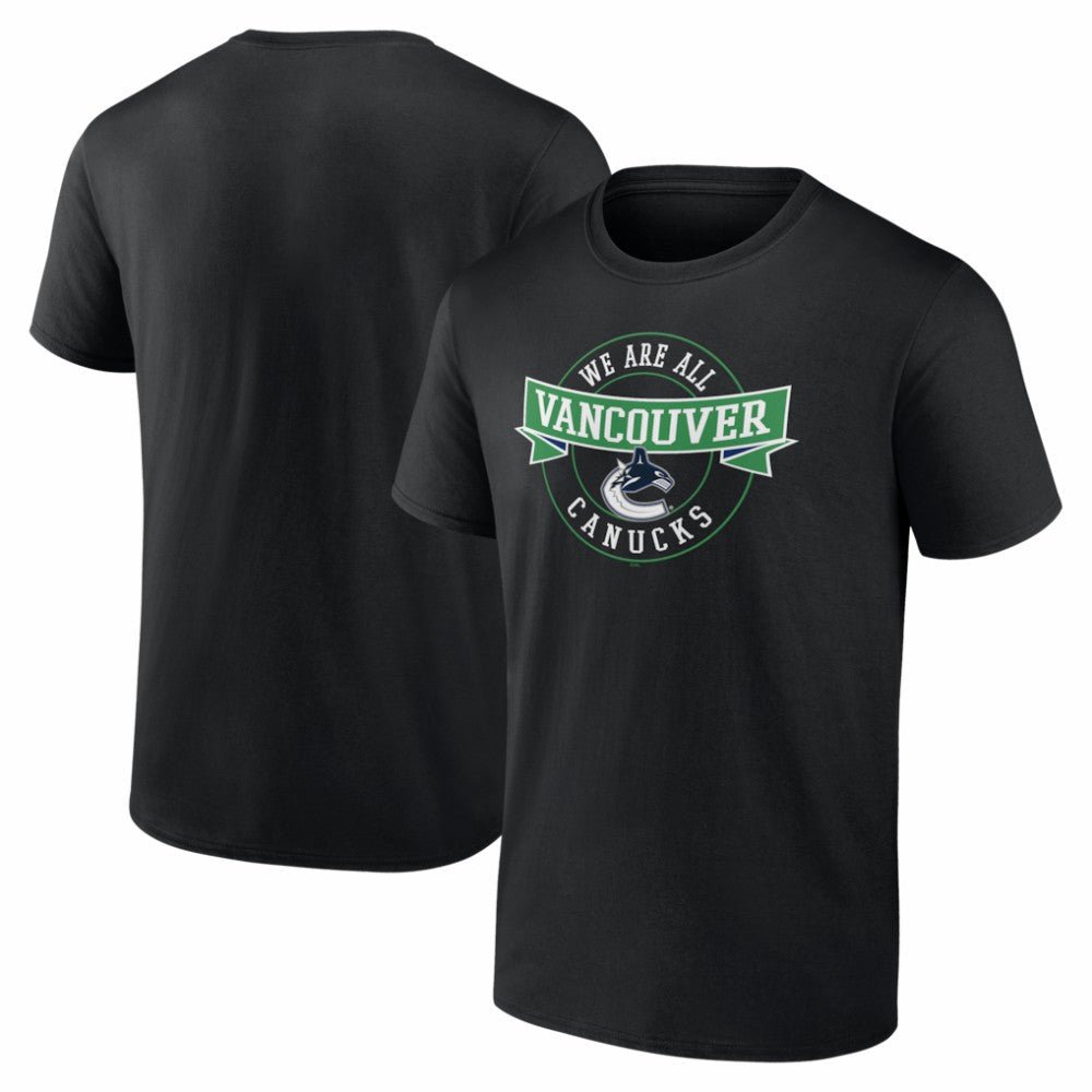 Vancouver Canucks Honor Circle T-Shirt - Black T-shirts