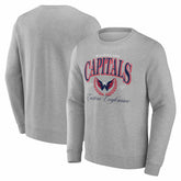 Washington Capitals Reign Supreme Pullover Sweatshirt - Gray Sweatshirts