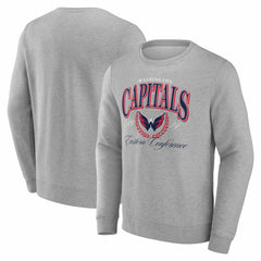 Washington Capitals Reign Supreme Pullover Sweatshirt - Gray Sweatshirts