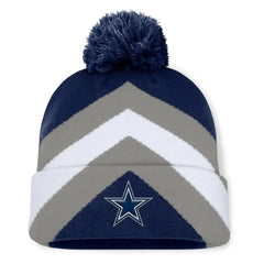 Dallas Cowboys Women's Cornerback Cuffed Knit Hat with Pom - Navy online