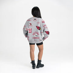 Arizona Cardinals Gameday Couture Women's Always On Repeat Fleece Sweatshirt - Heather Gray sale