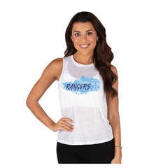 Texas Rangers Concepts Sport Women's Infuse Slub Tank Top White