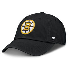 Boston Bruins Fanatics Primary Logo Adjustable Hat - Black Hats