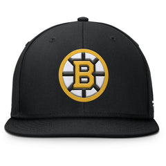 Boston Bruins Fanatics Primary Logo Snapback Hat - Black Hats