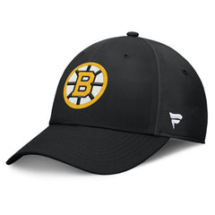 Boston Bruins Fanatics Primary Logo Flex Hat - Black Hats