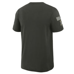 Dallas Cowboys 2025 Salute to Service Sideline Slub Dri-FIT T-Shirt - Forest Green for sale