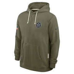 Dallas Cowboys 2025 Salute to Service Sideline Standard Issue Dri-FIT Hoodie - Olive on sale