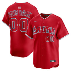 Los Angeles Angels Alternate Limited Custom Jersey Red