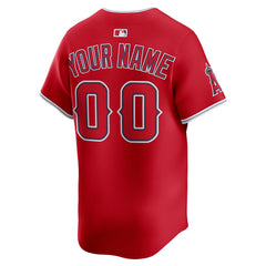 Los Angeles Angels Alternate Limited Custom Jersey Red