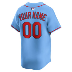 St. Louis Cardinals Alternate Limited Custom Jersey Light Blue