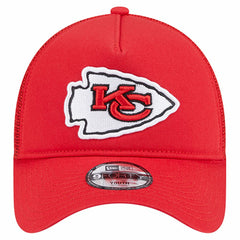 Kansas City Chiefs New Era Preschool Main A-Frame 9FORTY Adjustable Hat - Red discount